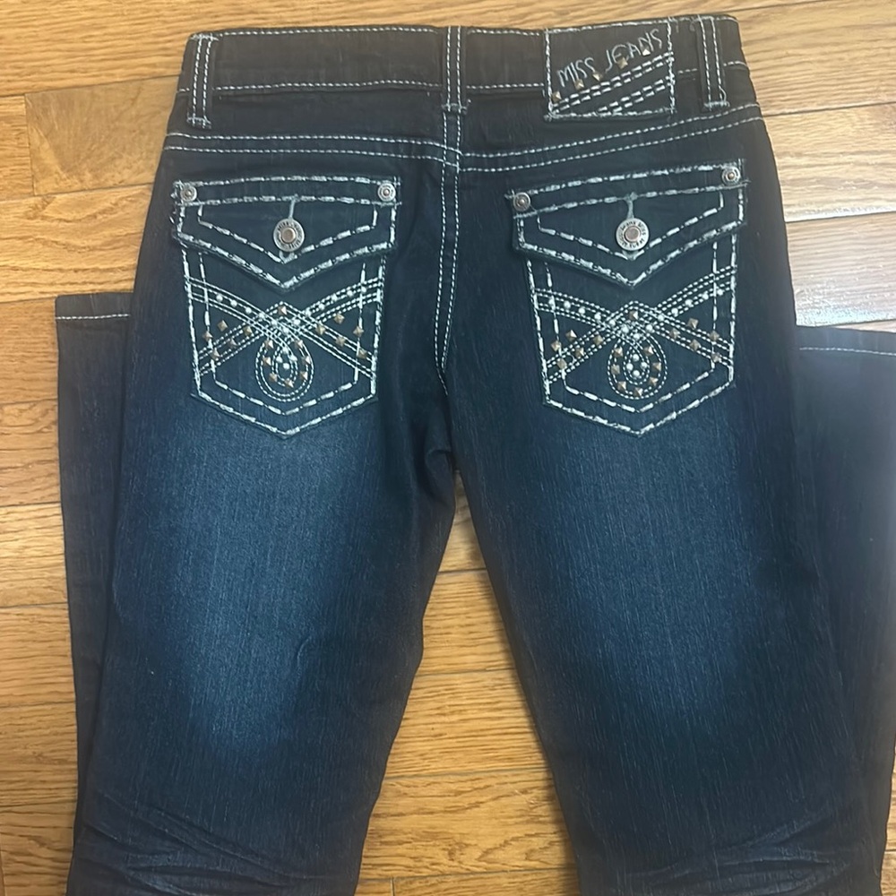 Miss Me Dark Wash Embellished Jeans